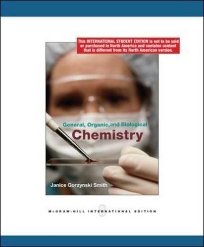 Janice Gorzynski Smith General Organic And Biological Chemistry 