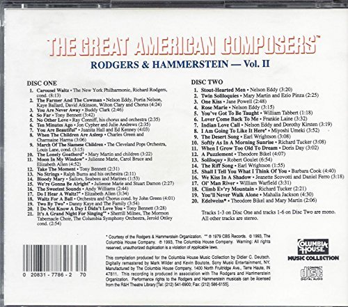 Rodgers & Hammerstein/Great American Composers Rogers And Hammerstei