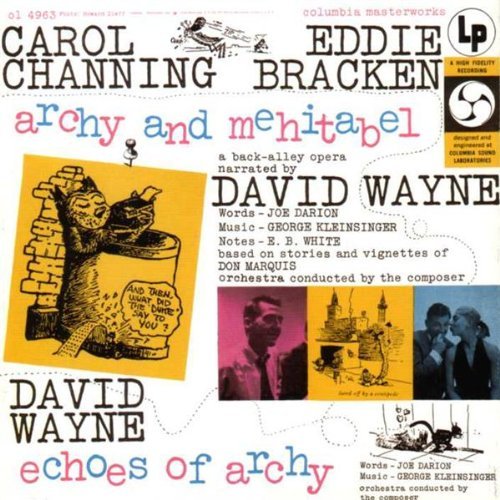 Channing Bracken Coward Archie & Mahitabel Carnival Of 2 On 1 