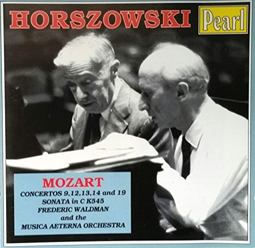 W.A. Mozart/Ct Pno 9/12-14/19/Son Pno K545@Horszowski*mieczyslaw (Pno)@Waldman/Musica Aeterna Orch