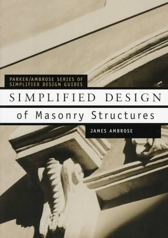 James Ambrose Simplified Design Of Masonry Structures Revised 
