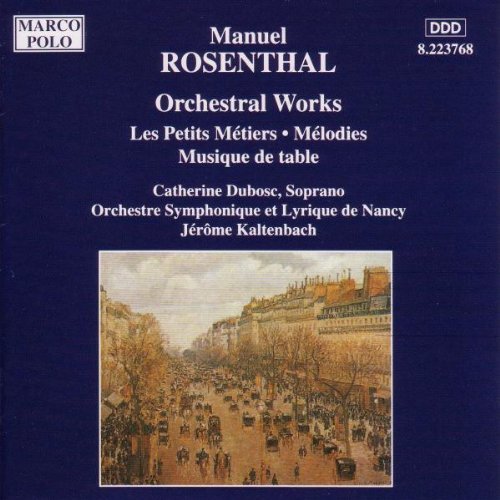 M. Rosenthal Petits Metiers Melodies & Dubose*catherine (sop) Kaltenbach Nancy So & Ly 