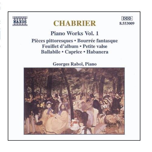E. Chabrier/Piano Works-Vol. 1@Rabol*georges (Pno)