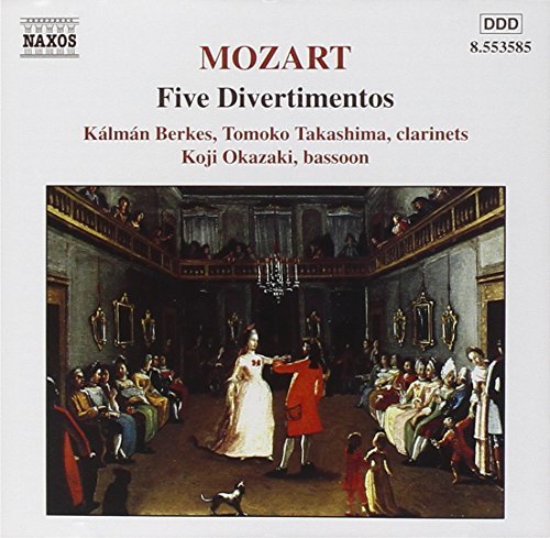 Wolfgang Amadeus Mozart/Diverts 1-5 K.439b@Berkes/Takashima/Okazaki