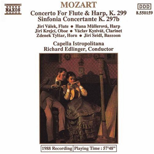 Wolfgang Amadeus Mozart/Concerto For Flute Harp & Orc@Edlinger/Capella Istropolitana