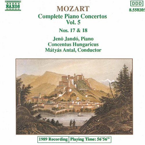 Wolfgang Amadeus Mozart/Con Pno 17/18@Jando*jeno (Pno)@Antal/Concentus Hungaricus