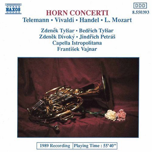 Telemann/Vivaldi/Handel/Mozart/Horn Concertos@Tylsar*z & T./Divoky/Petras/+@Vajnar/Capella Istropolitana
