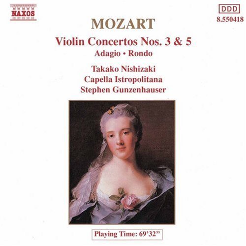 Wolfgang Amadeus Mozart/Con Vn 3/5/Rondo/Adagio@Nishizaki*takako (Pno)@Gunzenhauser/Capella Istropoli
