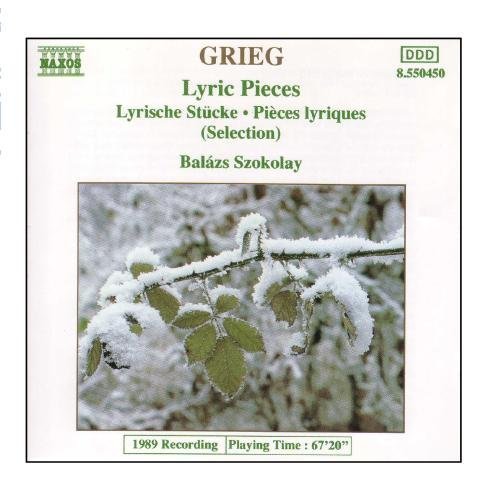 E. Grieg/Lyric Pieces-Vol. 1@Szokolay*balazs (Pno)