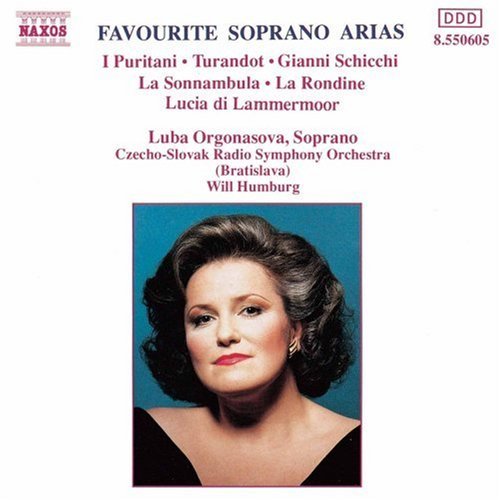 Favourite Soprano Arias/Favourite Soprano Arias@Orgonasova*luba (Sop)@Humburg/Czecho-Slovak Rso