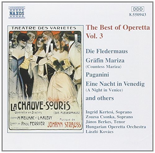 Best Of Operetta/Best Of Operetta Vol. 3@Berkes/Kertesi/Csonka@Kovacs/Hungarian Operetta Orch
