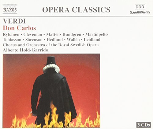 Giuseppe Verdi/Don Carlos@Ryhanen/Cleveman/Mattei/&@Hold-Garrido/Royal Swedish Ope