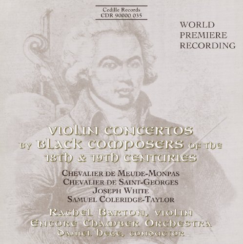 Rachel Barton/Violin Concertos By Black Comp@Barton (Vn)@Hege/Encore Co