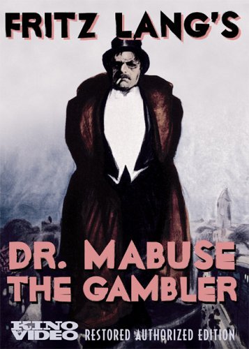Dr Mabuse The Gambler Dr. Mabuse The Gambler Per Lng Eng Sub Nr 2 DVD 