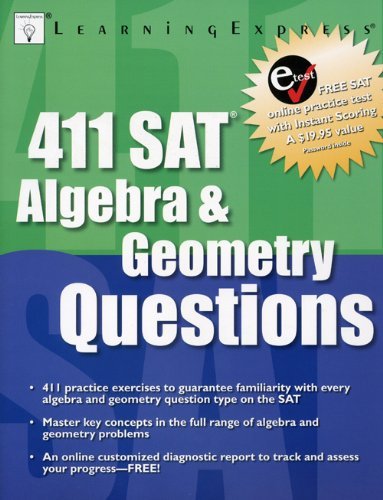 Learning Express Llc 411 Sat Algebra And Geometry Questions 