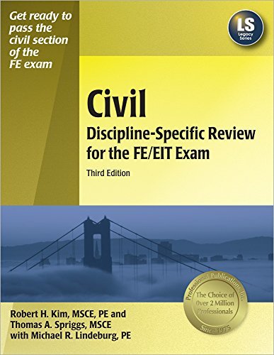 Robert Kim Civil Discipline Specific Review For The Fe Eit Ex 0003 Edition; 