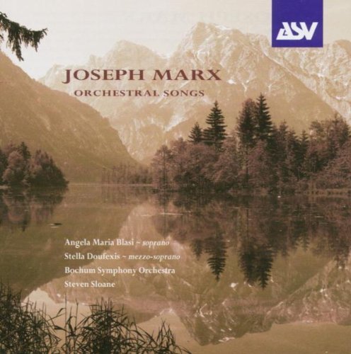 J. Marx/Somgs For High Voice/Songs For@Blasi (Sop)/Doufexis (Mez)@Sloane/Bochum So