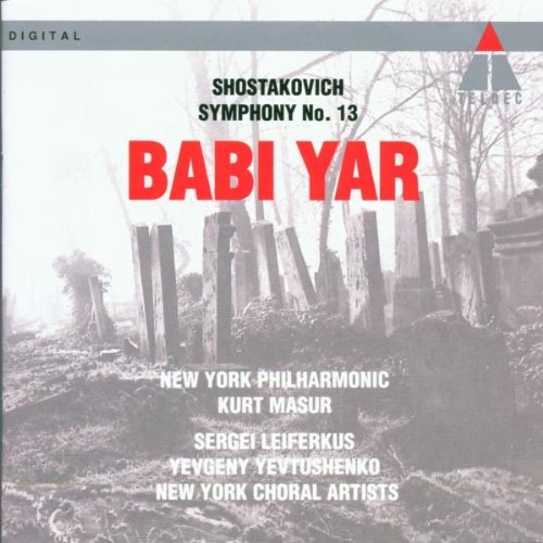 Shostakovich/Yevtushenko/Symphony No. 13 Babi Yar@Masur/New York Po