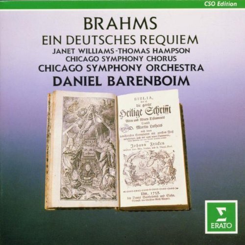 Johannes Brahms/Ein Deutsches Requiem Op. 45@Barenboim/Chicago So