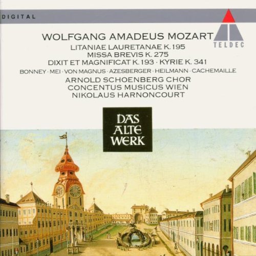 W.A. Mozart/Missa Brevis K275/Litaniae Lau@Bonney/Mei/Heilmann/Cachemaill@Harnoncourt/Various