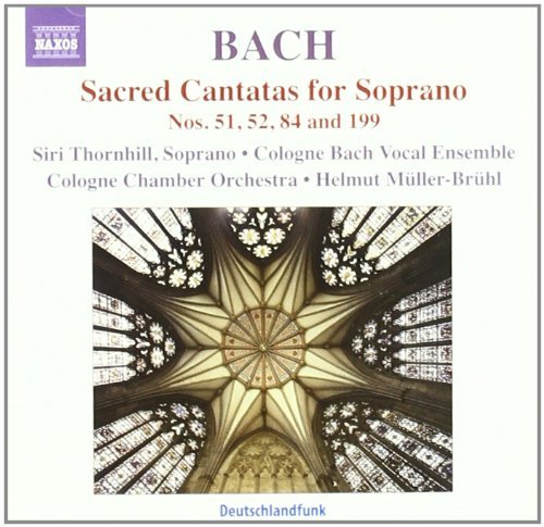 Johann Sebastian Bach/Soprano Cantatas For Soprano 5@Thornhill/Cologne Bach Vocal@Muller-Bruhl/Cologne Chamber O