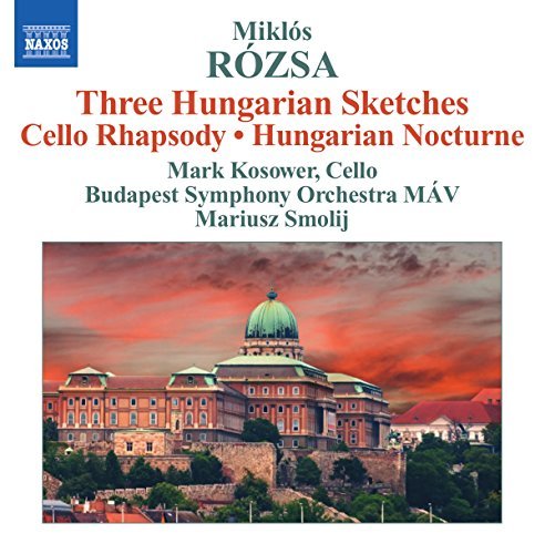M. Rozsa Hungarian Sketches Cello Rhaps Kosower (vc) Smolij Budapest So 