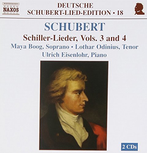 F. Schubert/Schiller-Lieder Vol. 3 & 4@2 Cd Set/Boog(Sop)/Odinius(Ten