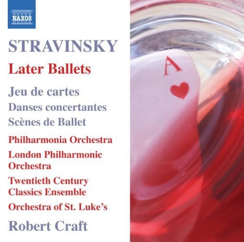 I. Stravinsky/Later Ballets: Jeu De Cartes;