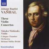 J.B. Vanhal Three Vn Cons Nishizaki*takako (vn) Muller Bruhl Cologne Co 