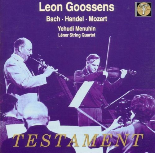 Goosens Menuhin Concertos Of Bach Handel & Moz Goossens (ob) Various 
