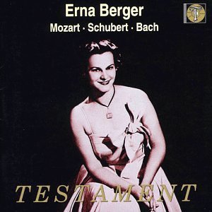 Berger Scherzer Sings Bach Mozart & Schubert 