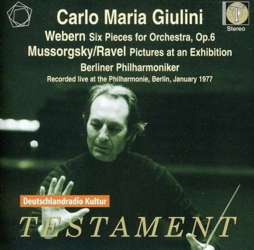 Webern Mussorgsky Six Pieces For Orchestra Pictu Giulini Berlin Philharmonic Or 