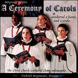 Benjamin Britten/Ceremony Of Carols@Pitz (Hp)/Rickards (Ct)@Burgomaster/Christ Church Choi