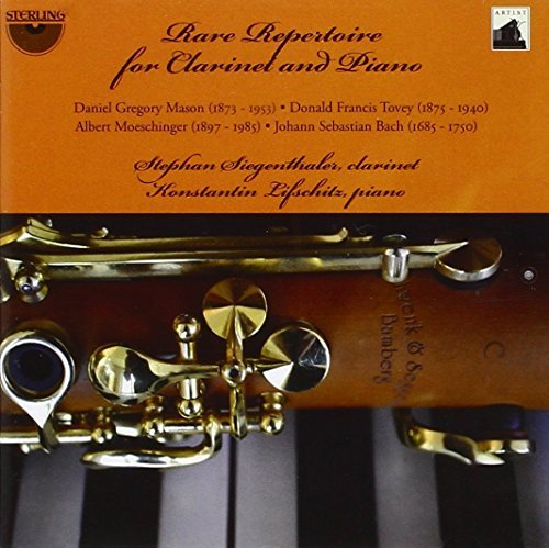 Manson/Tovey/Moeschinger/Bach/Rare Repertoire For Clarinet &