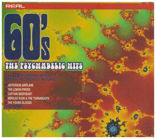Real 60's Psychedelic Hits Real 60's Psychedelic Hits Jefferson Airplane Young Blood 3 CD 