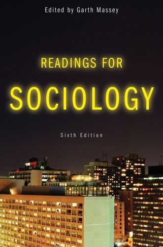 Garth Massey/Readings For Sociology@0006 Edition;