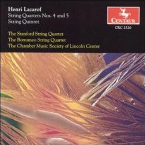 Lazarof / Chamber Music Societ/String Quartet 4 & 5 / String