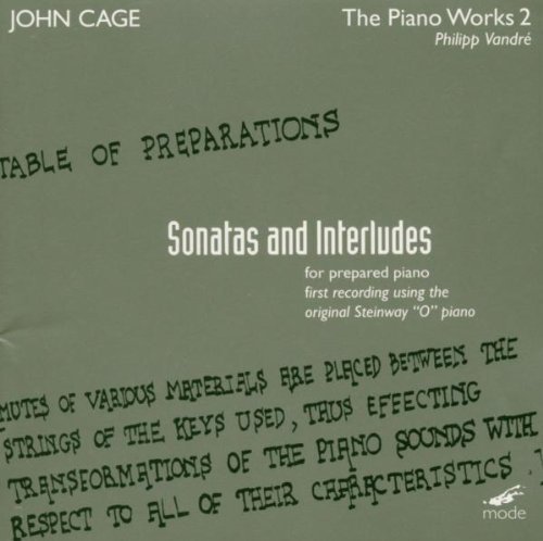 J. Cage/Piano Works 2-Sonatas & Inter@Vandre*phillip (Pno)