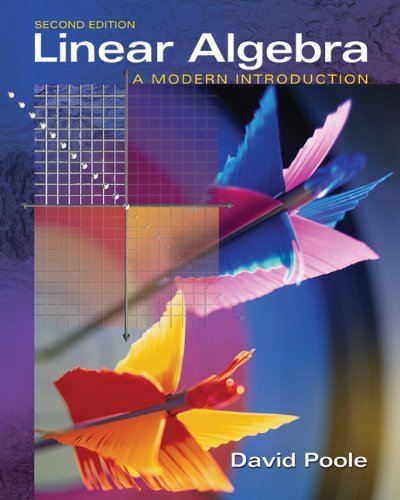 David Poole Linear Algebra A Modern Introduction [with Cdrom] 0 Edition; 