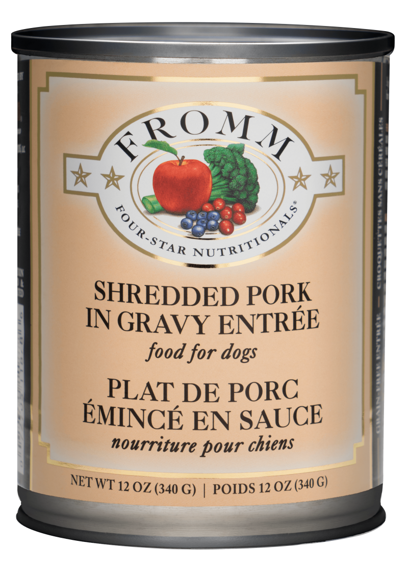 Fromm Four-Star Nutritionals® Shredded Pork in Gravy Entrée Food for Dogs