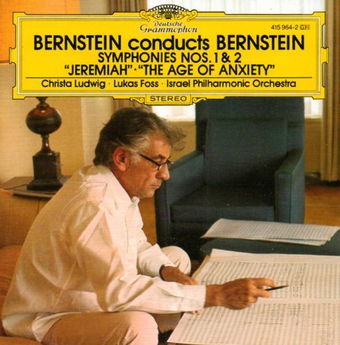 Leonard Bernstein Israeli Philharmonic Christa Lud Bernstein Symphonies Nos. 1 & 2 "jeremiah" & "age 