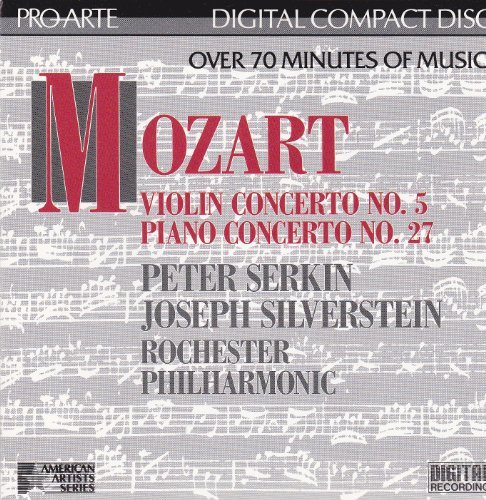 Mozart Violin Concerto 5 Piano Concerto 27 