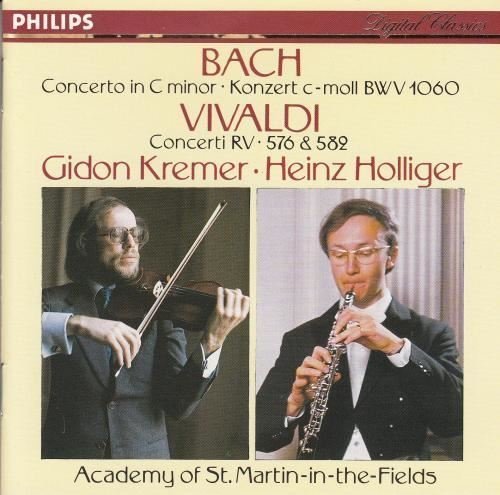 Johann Sebastian Bach Antonio Vivaldi Heinz Hollig Bach Concerto In C Minor Bwv 1060; Adagio (sinfon 