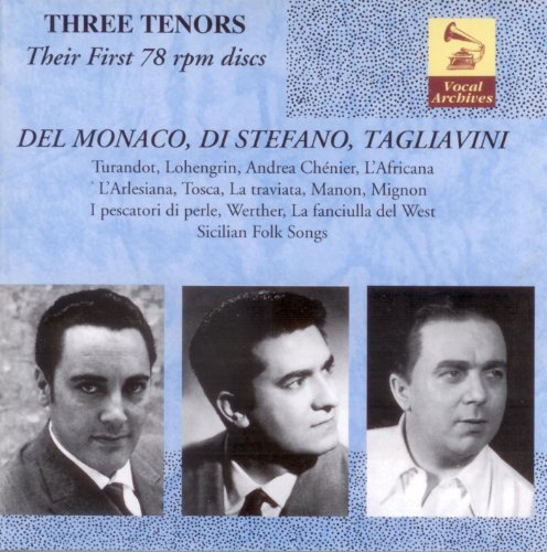 Meyerbeer Wagner Giordano Puccini Verdi Thomas Mas Three Tenors Del Monaco Di Stefano Tagliavini 