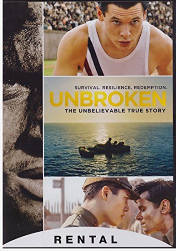 Jack O'Connell Domhnall Gleeson Garrett Hedlund Ja/Unbroken (Dvd,2015) Rental Exclisive