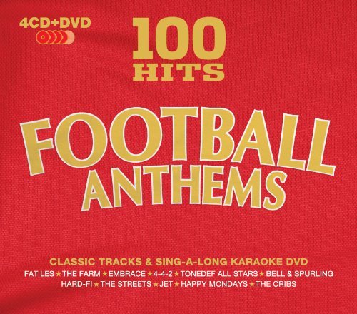 100 Hits Football Anthems Import Gbr 4 CD Incl. DVD 