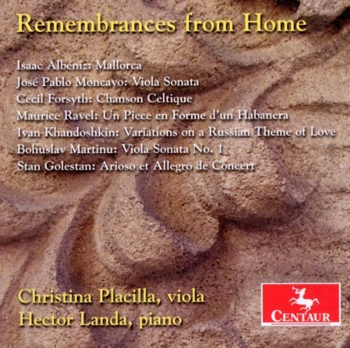 Albeniz/Ravel/Martinu/Remembrances From Home@Placilla/Landa