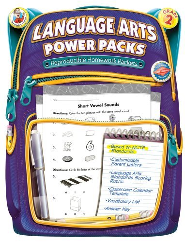Frank Schaffer Publications Language Arts Power Packs Grade 2 