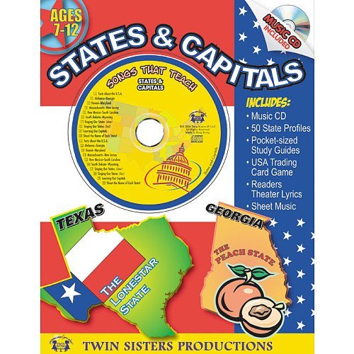 Book States & Capitals Various 