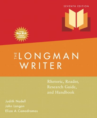 Judith A. Nadell/Longman Writer,The@Rhetoric,Reader,Research Guide,Handbook@0 Edition;
